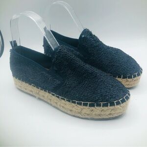 Steve Madden women’s blue sparkly squint espadrilles size‎ 7